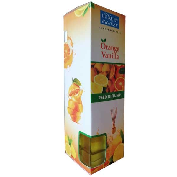 Luxury breeze reed diffuser-90ml - Orange vanilla