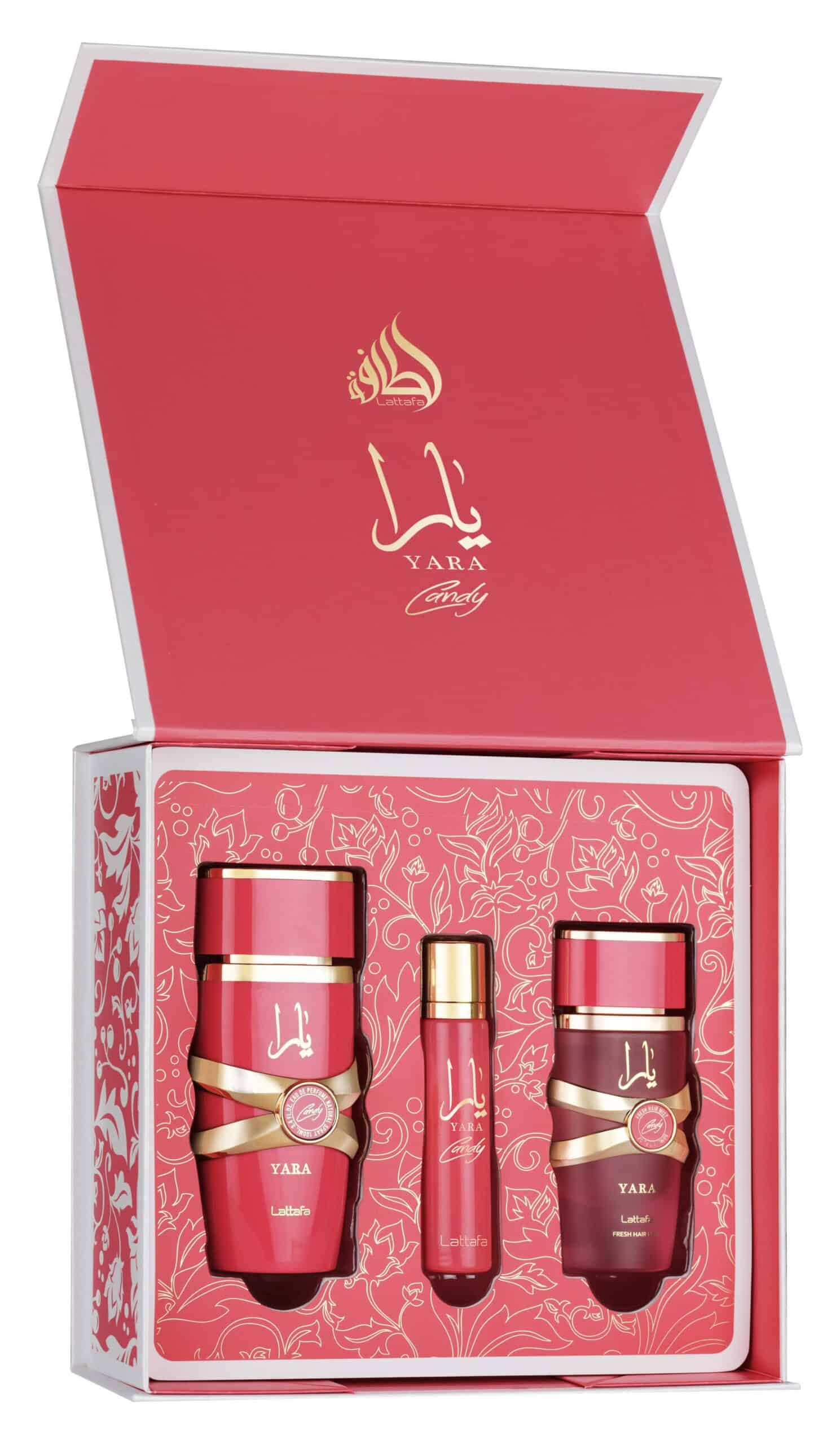 Lattafa Yara Candy 3 Piece Gift Set EDP 100ml