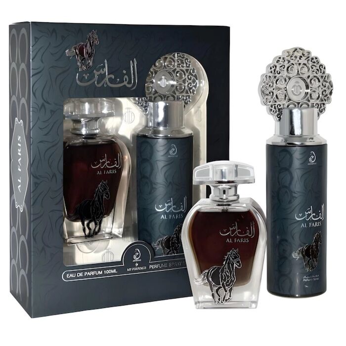 My Perfumes Al Faris EDP 100ml 2 PIece Gift Set